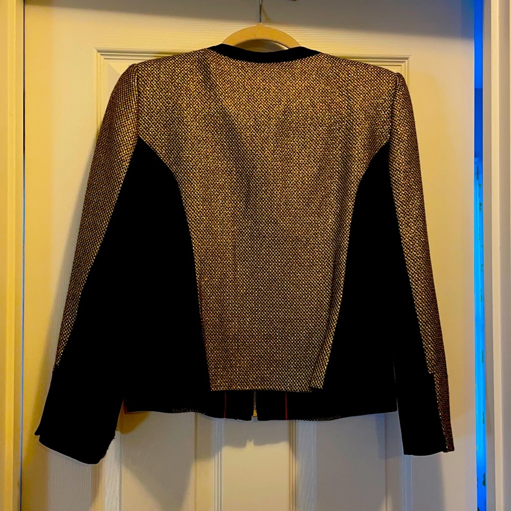 Ted Baker Gold zip up blazer